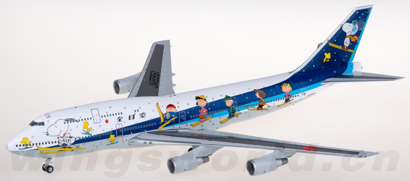 L2021 ANA Boeing 747-400D JA8961 SQ Wings 1:200 -飞机模型世界