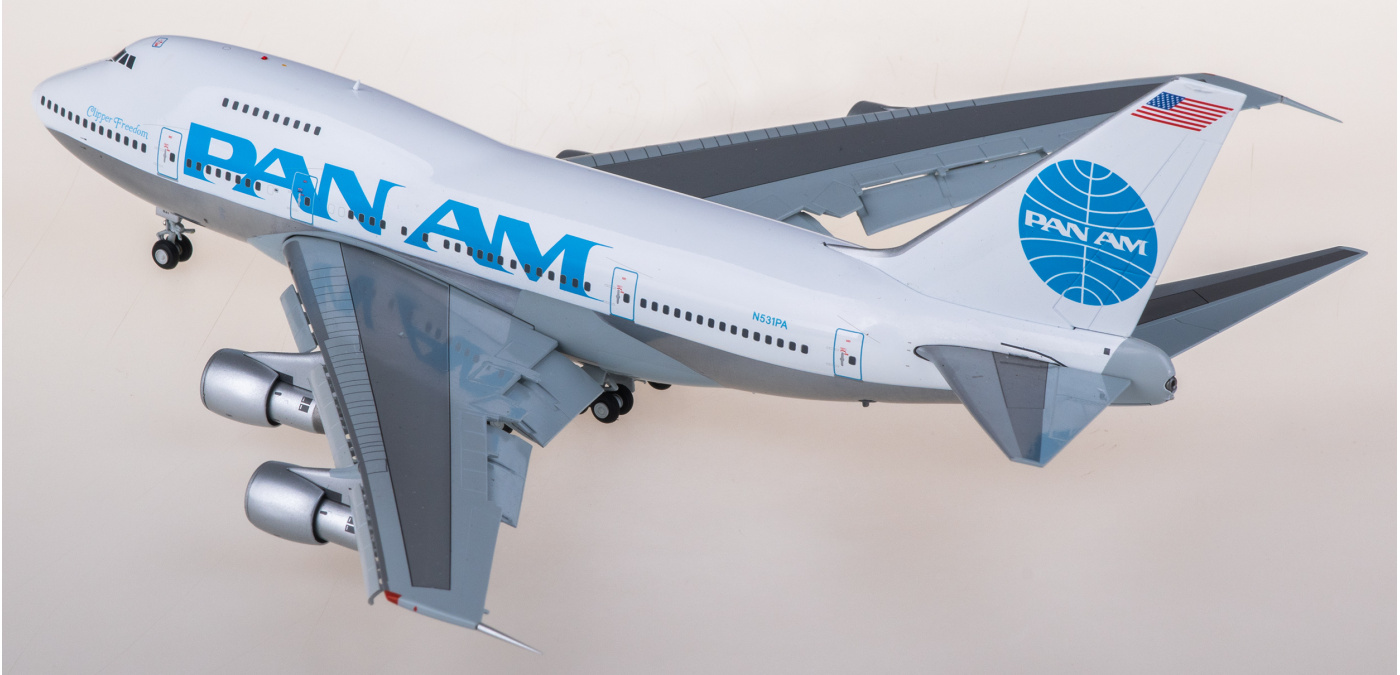 G2PAA1164F Pan Am Boeing 747SP N531PA Flaps Down Geminijets 1:200