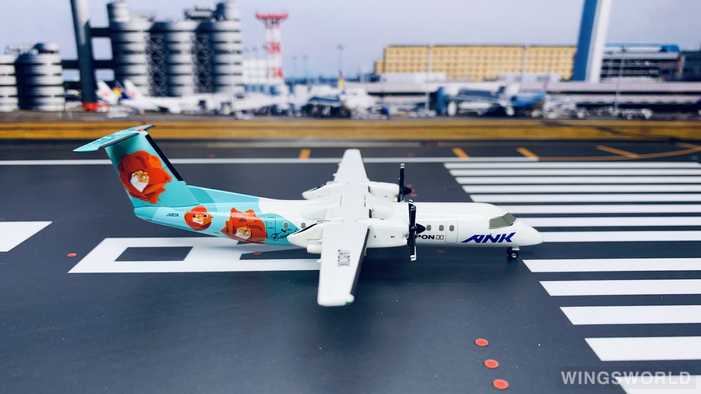 Hogan 1:200 Bombardier Dash 8-300 ANA 全日空DH28001 JA801K 椿