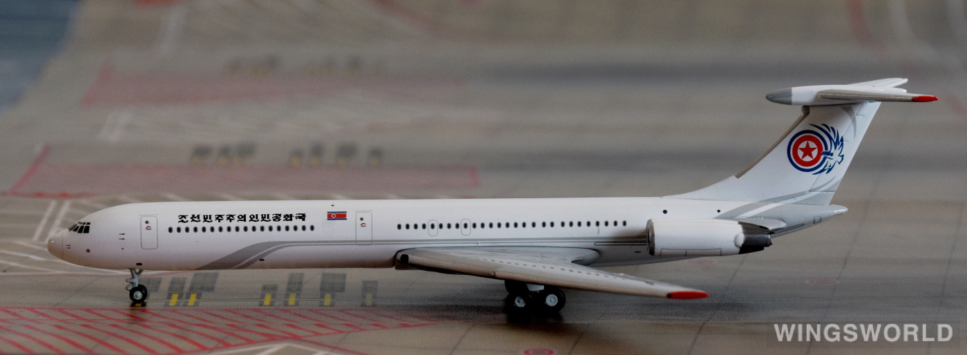 JC Wings 1:400 Ilyushin Il-62 Air Koryo 朝鲜高丽航空EW462M001 P