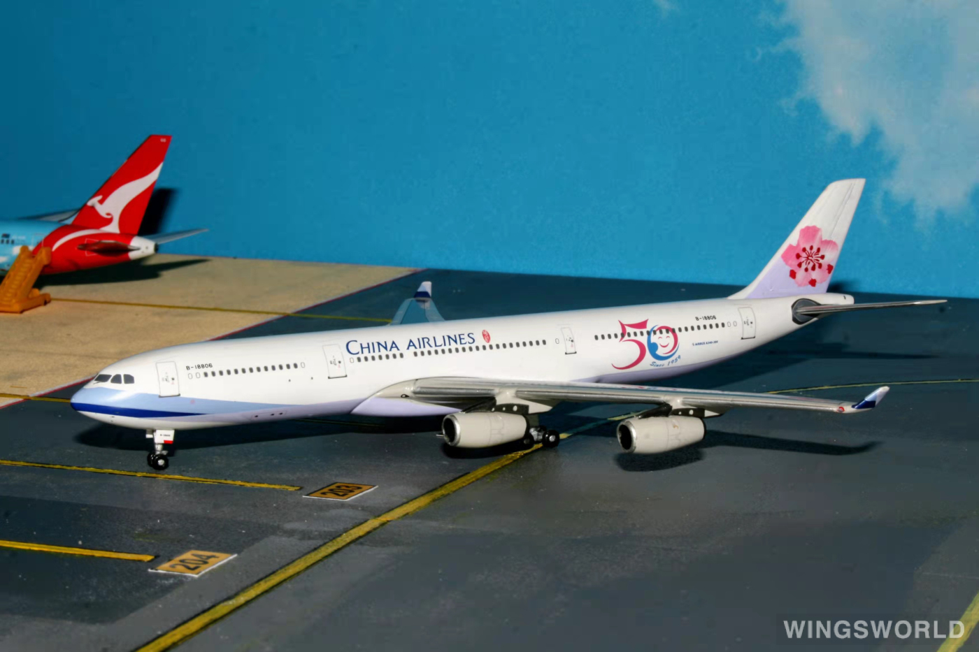 Phoenix 1:400 Airbus A340-300 China Airlines 中华航空PH10346 B