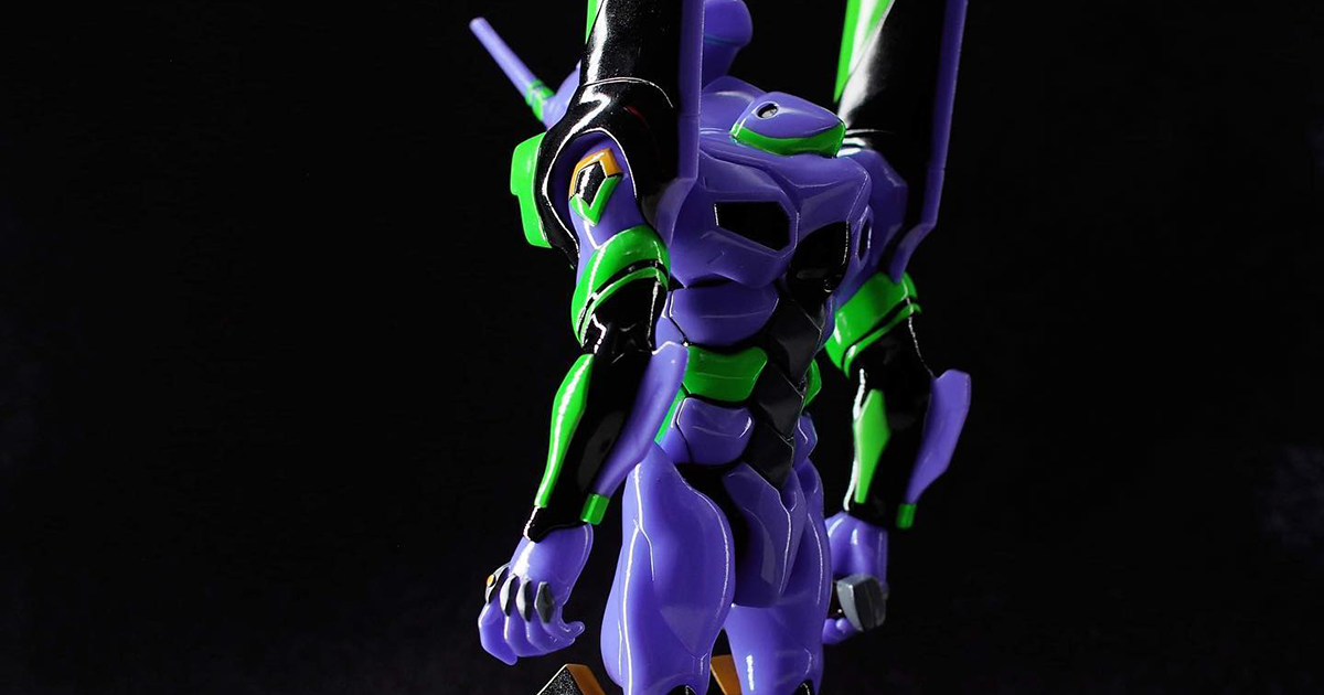 MechNoiz Toys「EVANGELION 初號機」11 吋軟膠玩具上色原型公開！