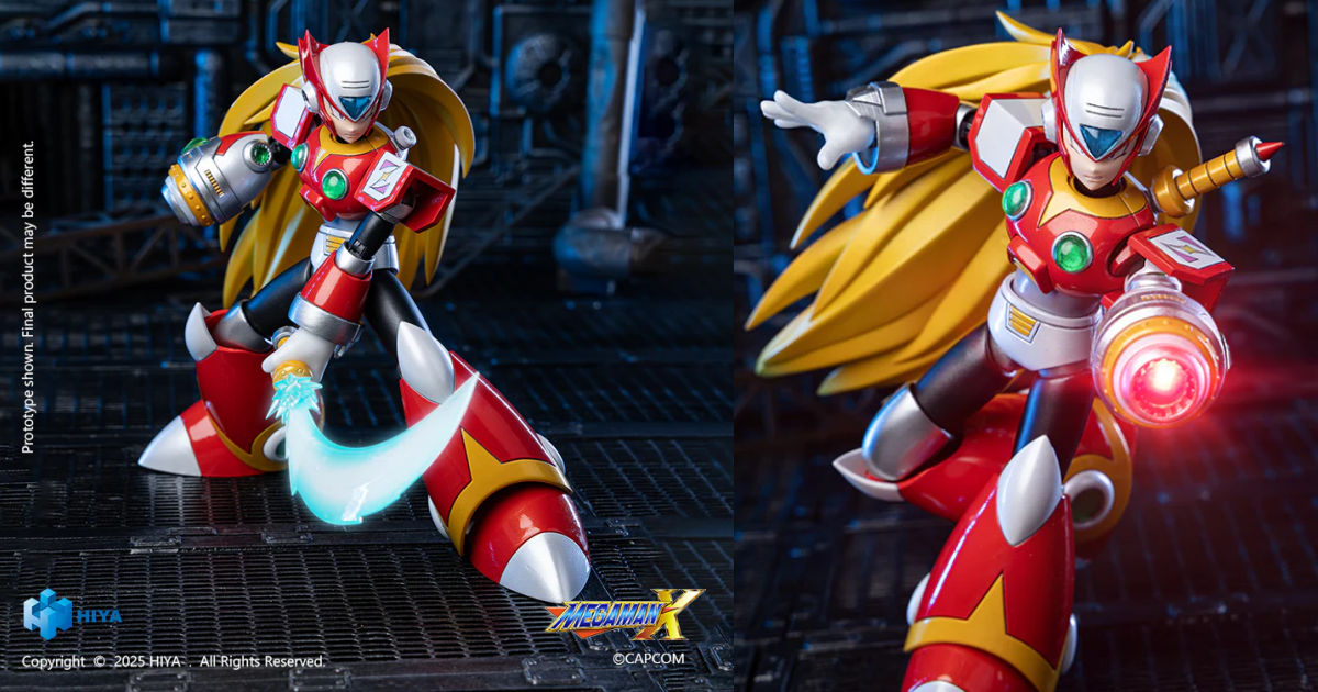 HIYA TOYS ロックマンX『EXQUISITE BASIC ゼロ』6インチ可動フィギュア