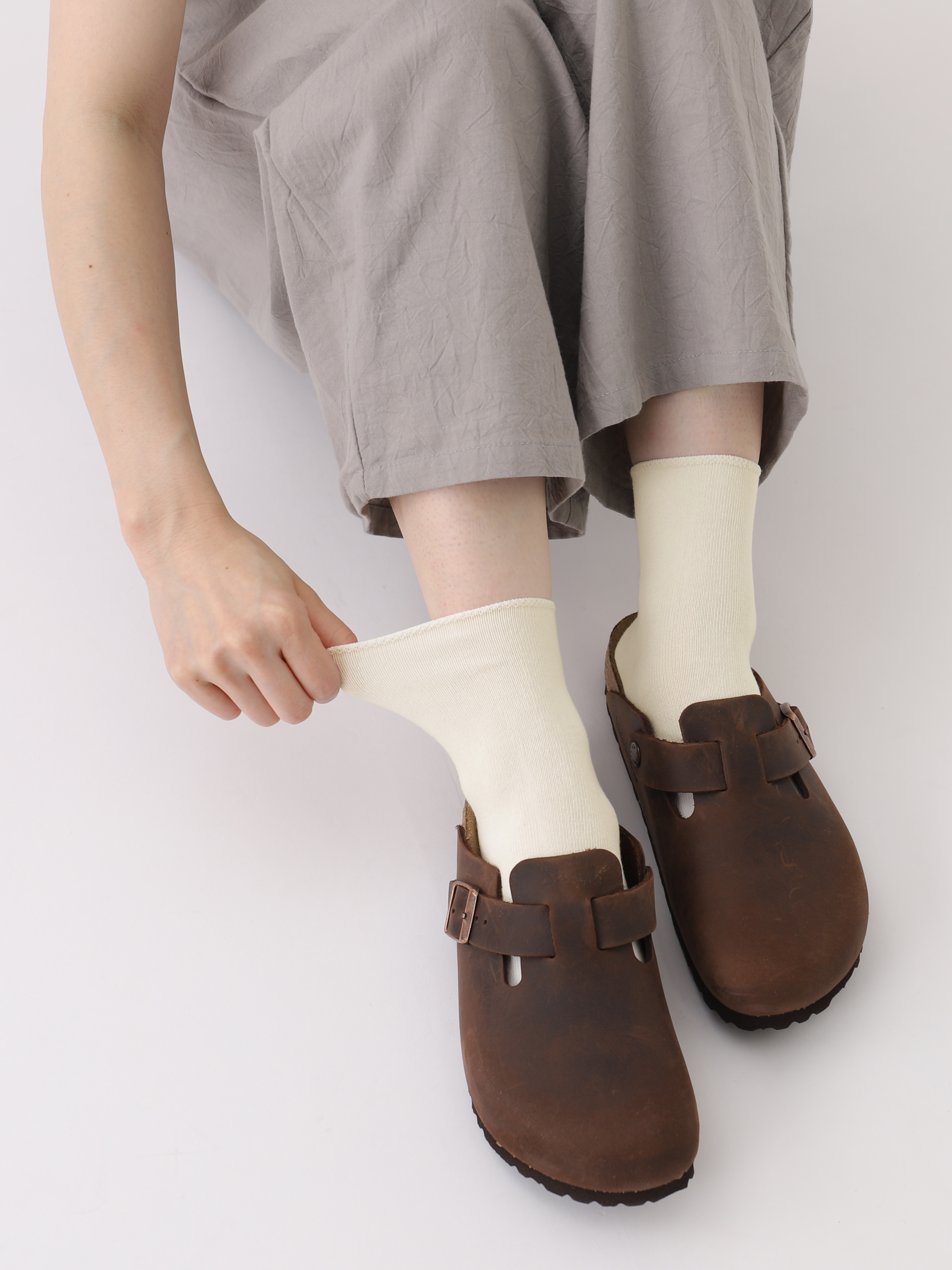 3足1,386円】ゴム口ゆったり無地ベタショートソックス ( 031130877