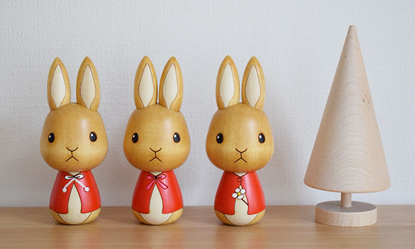 新入荷＞ピーターラビットこけし4種 - te-nori(てのり)