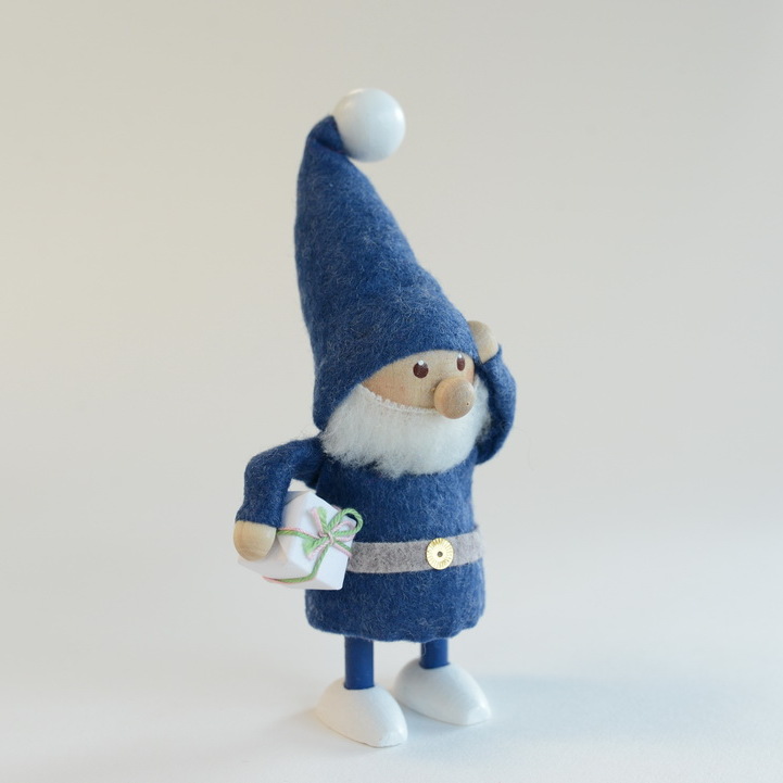 ノルディカニッセ プレゼントを持った青い服のサンタ (ノルディカ