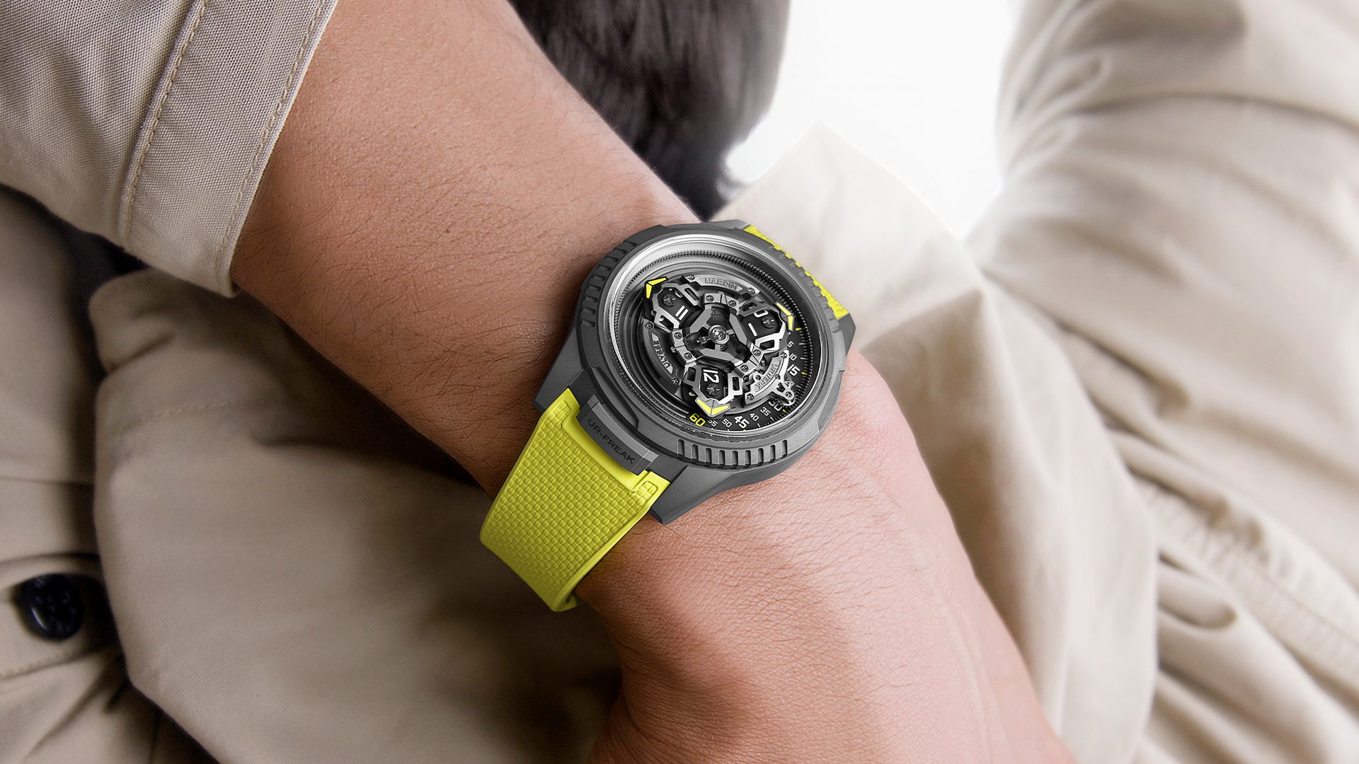 Urwerk UR-SATELLITE UR-105 CT KRYPTONITE | The Hour Glass Singapore