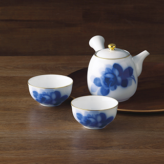 大倉陶園 ブルーローズ 茶器揃 | V景品交換