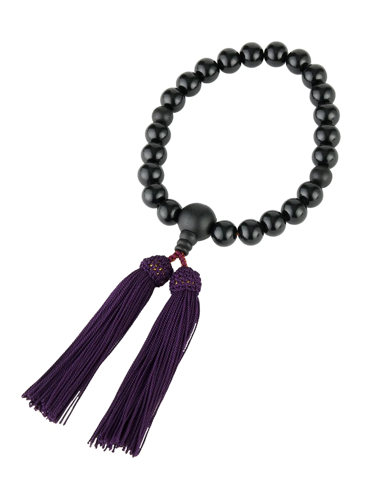 片手数珠／フォーマル／本黒檀 | SUIT SQUARE／UNIVERSAL LANGUAGE