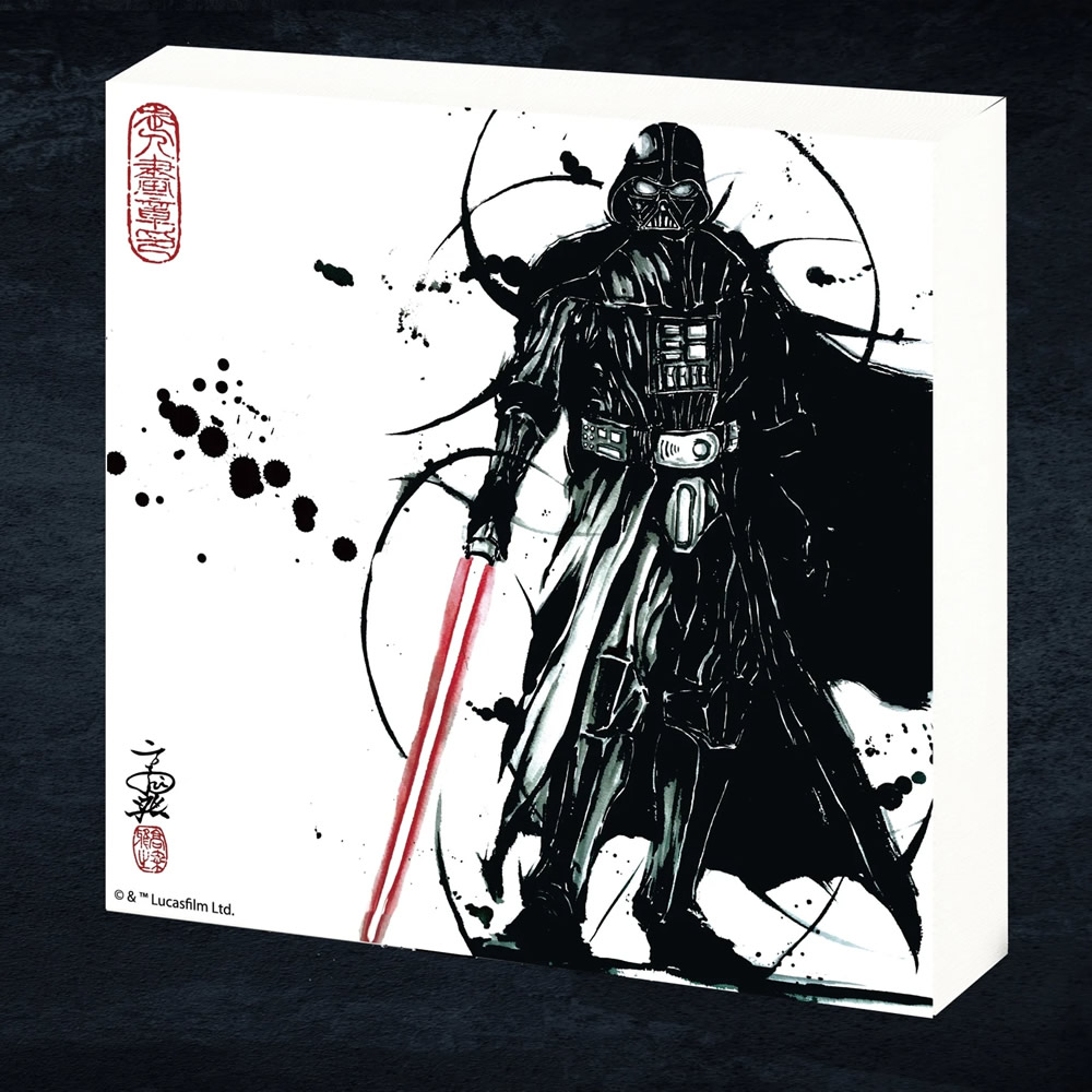スター・ウォーズ 武人画ファブリックボード「ダース・ベイダー