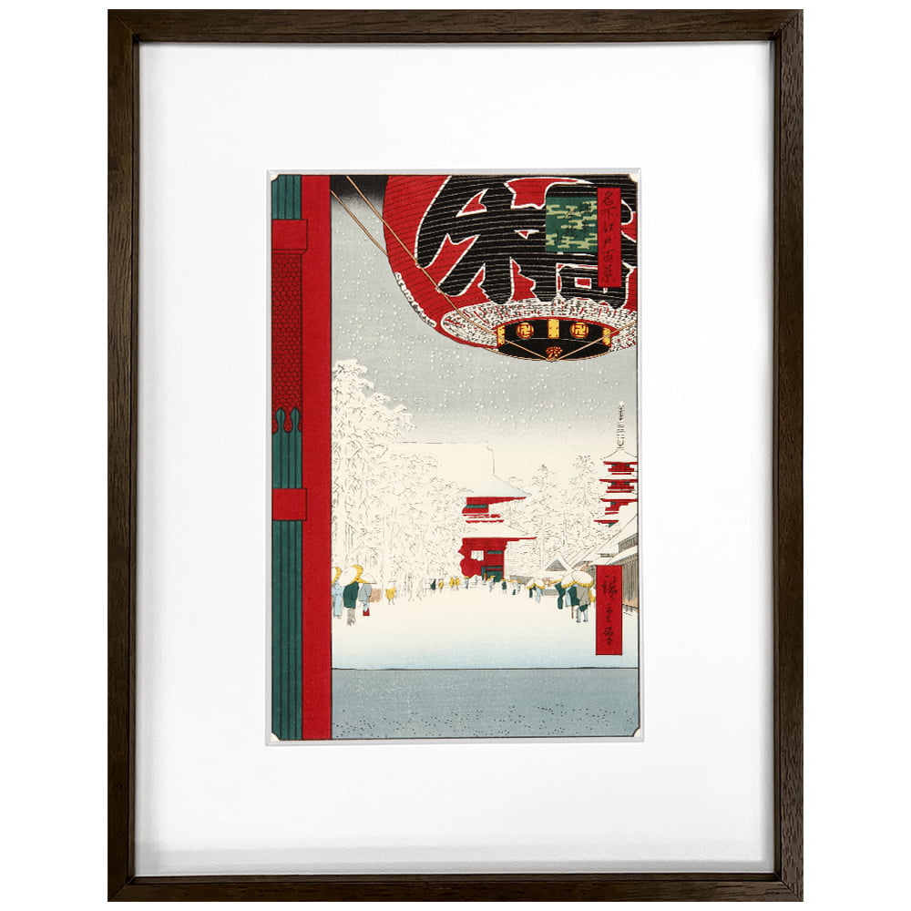 歌川広重「名所江戸百景 浅草金龍山」浮世絵木版画｜浮世絵工房