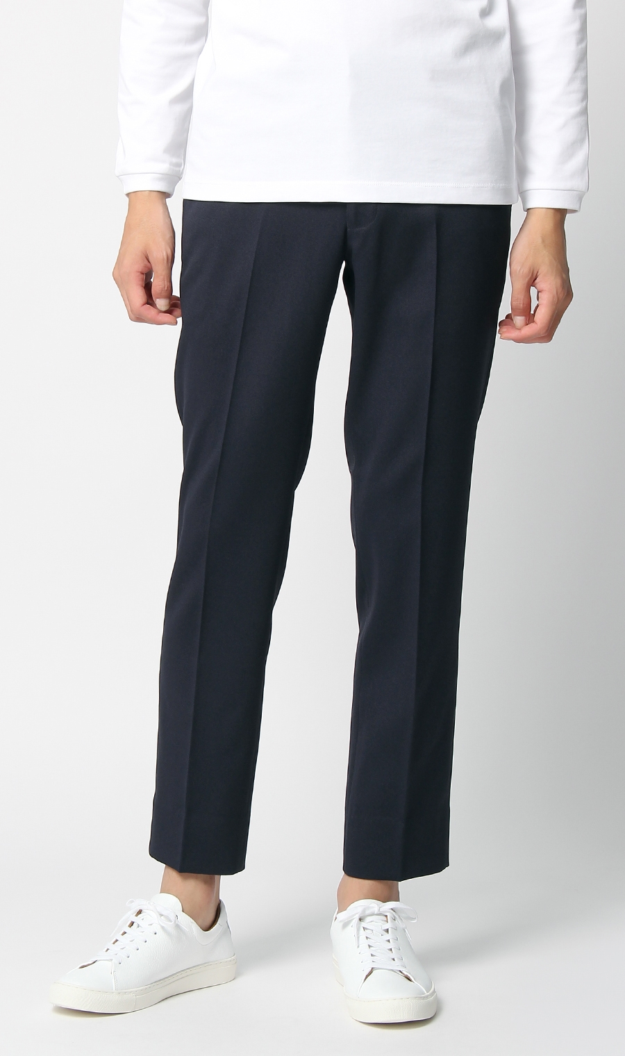 スタイリッシュスラックス《ノータック》《裾上げ済み》 (A04051-11