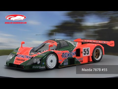 WERK83 1:12 Mazda 787B #55 勝者 24h LeMans 1991 Weidler, Herbert