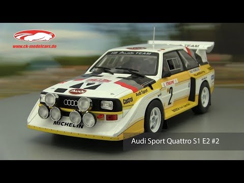 Ixo 1:18 Audi Sport Quattro S1 E2 #2 第4回 Rallye Monte Carlo 1986