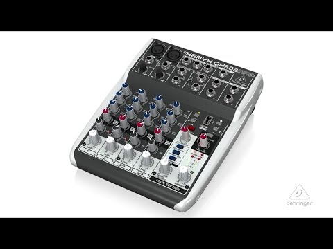 Behringer Xenyx QX602MP3 Mixer with USB MP3 Playback | Sweetwater