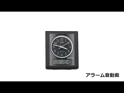 目覚まし時計 【wave ceptor（ウェーブセプター）】 ブラック