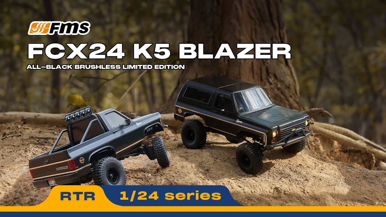 Chevrolet K5 Blazer 1:24 RC Truck | Brushless RTR Crawler | FMS Hobby
