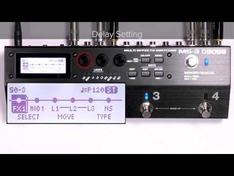 Boss MS-3 Multi Effects Switcher | Sweetwater