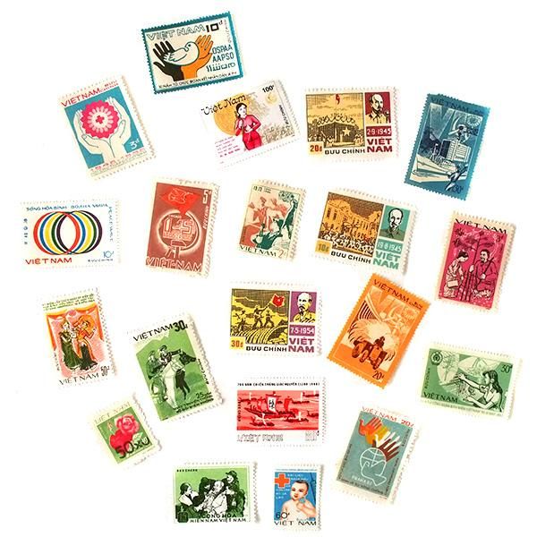 ベトナム 切手セット（かわいい柄／3枚）