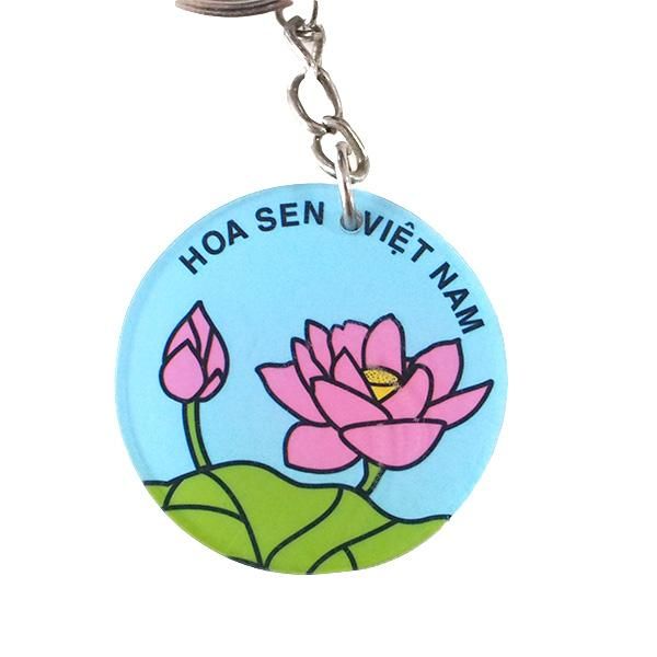 ベトナム 蓮 キーホルダー