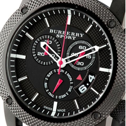 バーバリー 腕時計 メンズ BU7701 スポーツコレクション ブラック