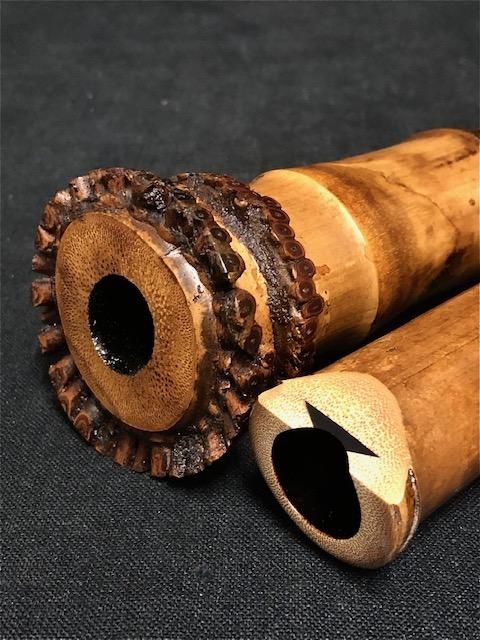 尺八③ 1尺8寸管 萌山銘尺八 琴古流 Hozan Shakuhachi Kinko style
