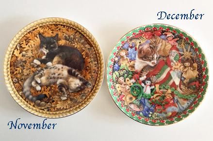 Aynsley 】エインズレイ 猫の絵皿 