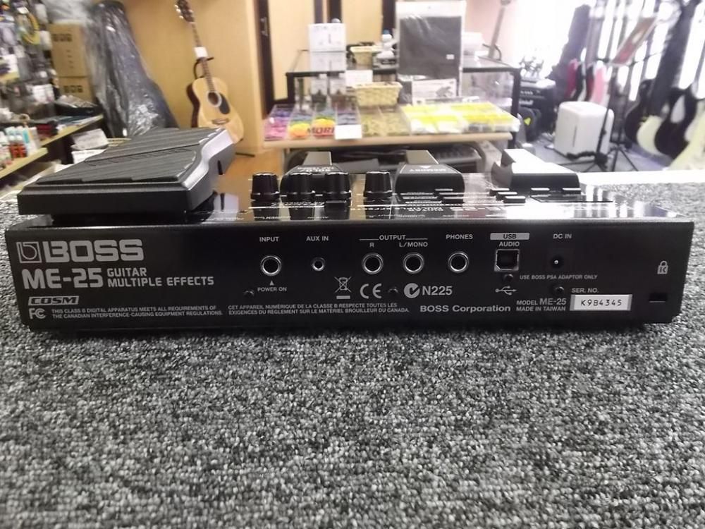 中古品 BOSS ME-25 マルチエフェクター - 奈良市のギターショップ