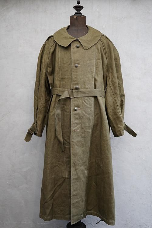 1940's M35 linen motorcycle coat size2 dead stock - フレンチ
