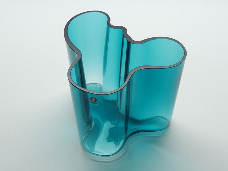 iittala/イッタラ Alvar Aalto ベース H120mm ペトロールブルー 005