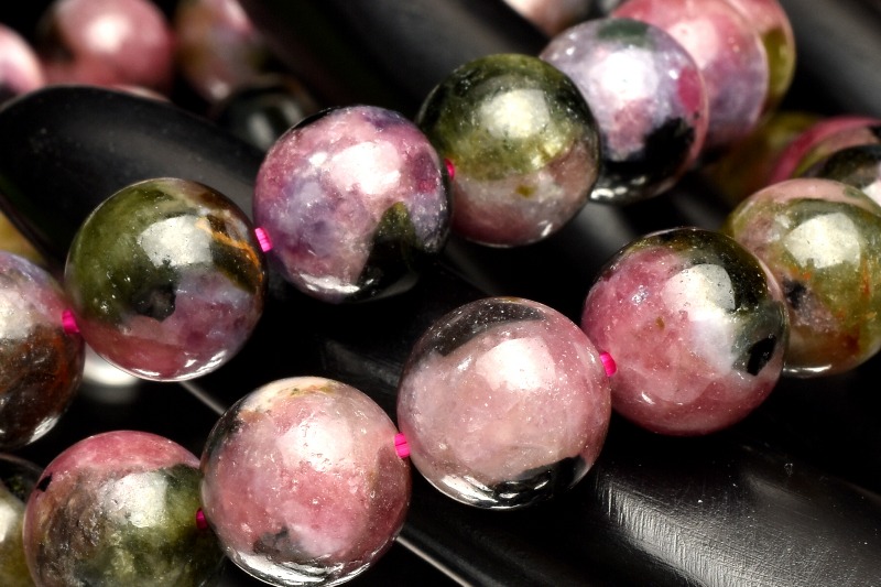 バイカラー ウォーターメロントルマリン 9mm ブレスレット 1個売り