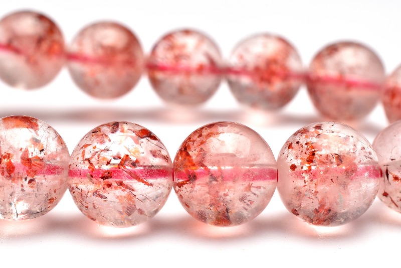 1点物】高品質◇ファントム ストロベリークォーツ(レピドクロサイト