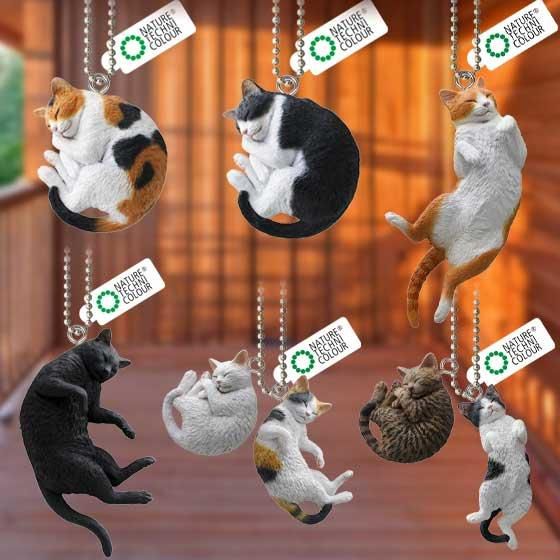 いきもん ネイチャーテクニカラーMONO PLUS ネコ ボールチェーン