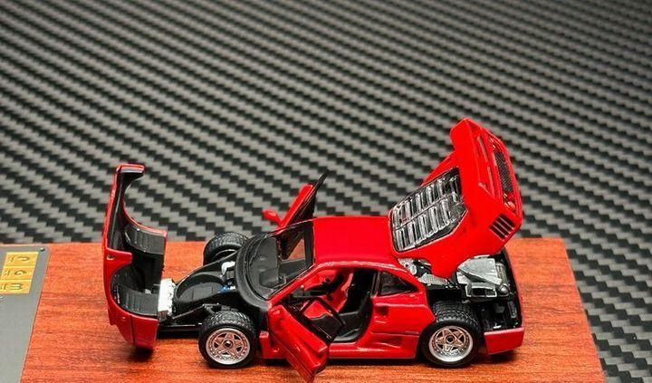1/64 PGM Ferrari F40 red all open close - 【MR BBR MakeUp