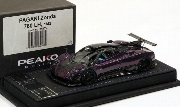 1/43 PEAKO PAGANI ZONDA 760 LH - 【MR BBR MakeUp LOOKSMART D&Gなど