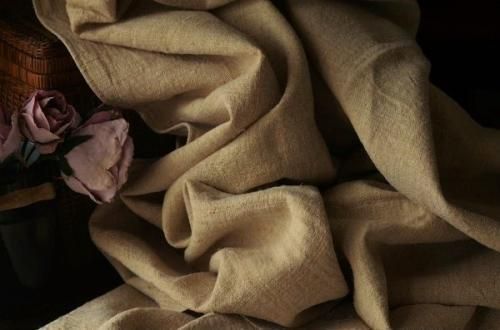 フランス製 アンティークシャンブルリネンシーツ - アンティークリネン