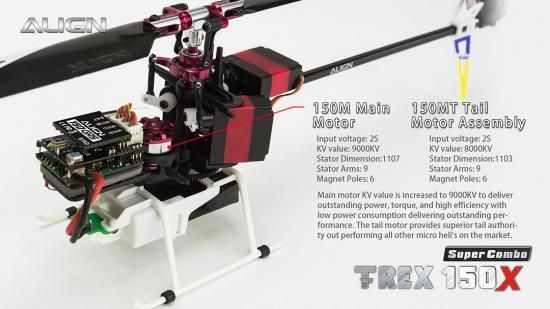 T-REX 150X スーパーコンボ BTF - ALIGNラジコンヘリ&DJIドローンの