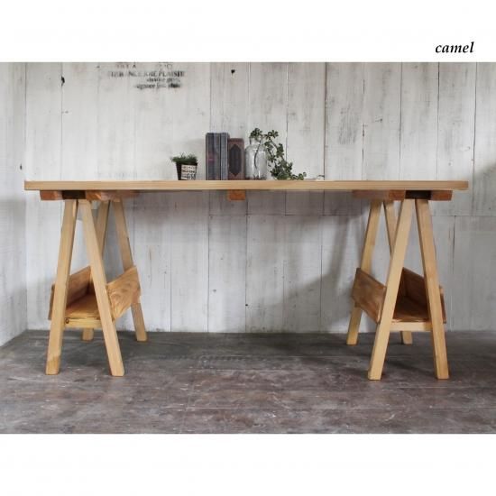 作業台 机 馬脚 ショップ什器 アトリエ作業台 ビンテージ風