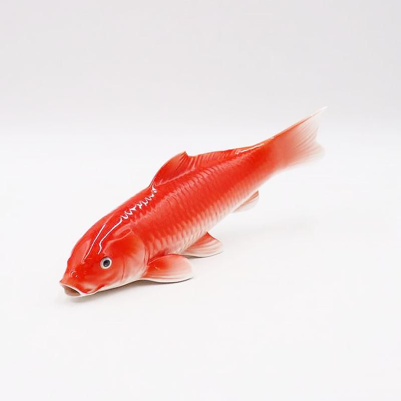 ノリタケボーンチャイナ 鯉 置物 昭和15年頃