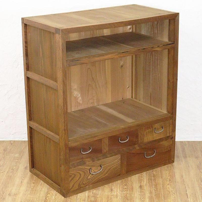 キャビネット 大正ロマンの和モダン 小水屋のアンティーク