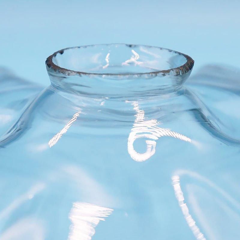 大正ロマン 電笠 電傘 ランプシェード 透明ガラス クリア シンプル