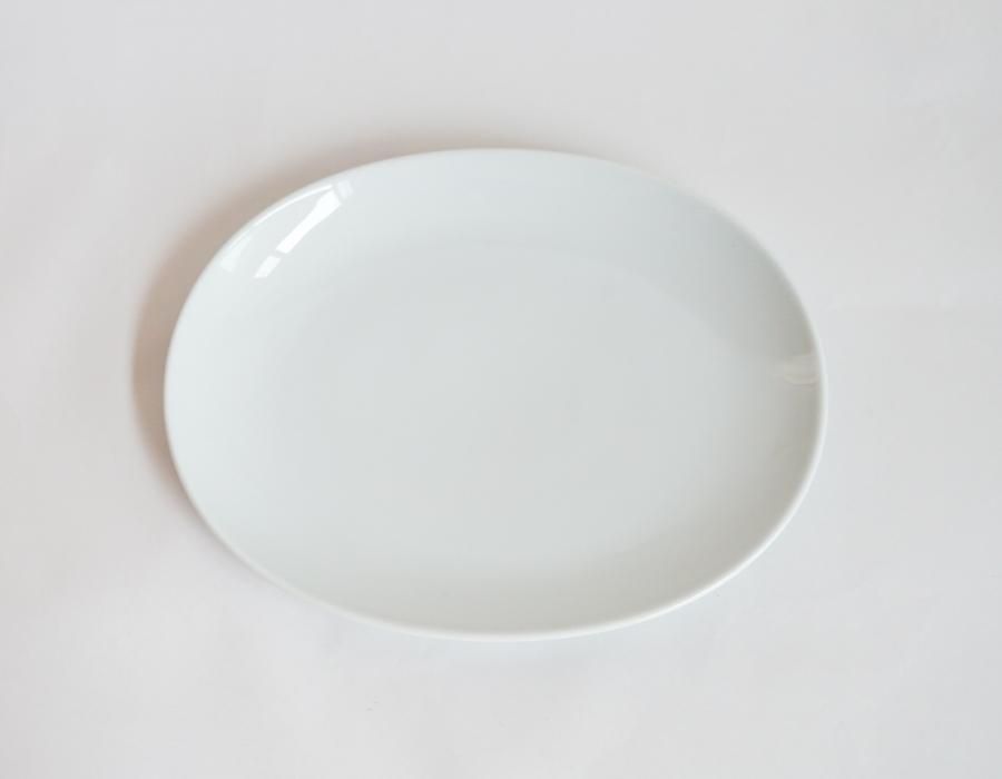 オーバルプレート 27cm ホワイト・白 ［13218］ | Common・コモン