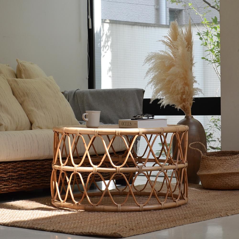 送料無料 ラタン・センターテーブル《オゼ》センターテーブル コーヒー