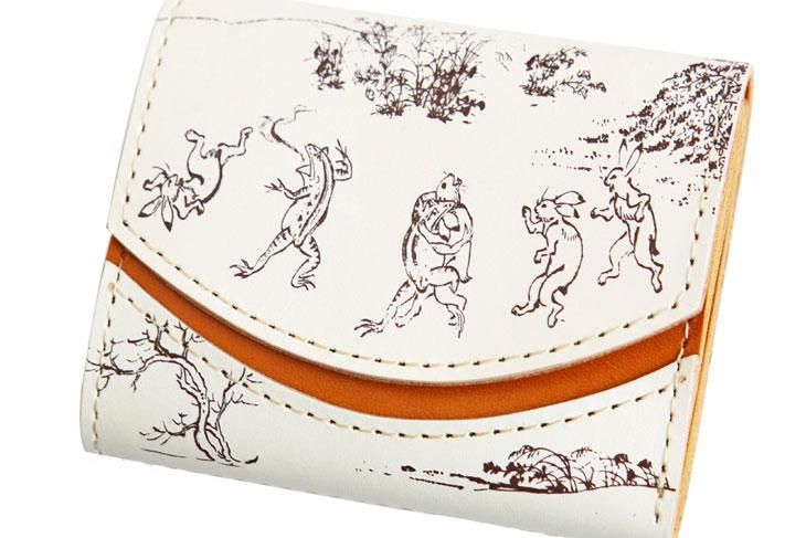 小さい財布 小さいふ。日本の伝統紋様シリーズ「ペケーニョ 鳥獣戯画