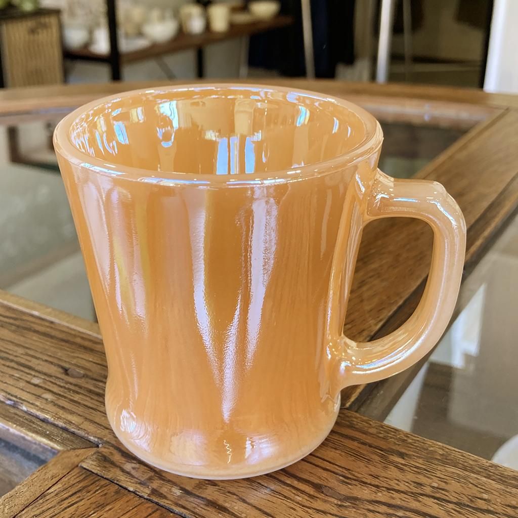 Dハンドルマグ ピーチラスター 1960年代～1976年頃製造 Fire-king