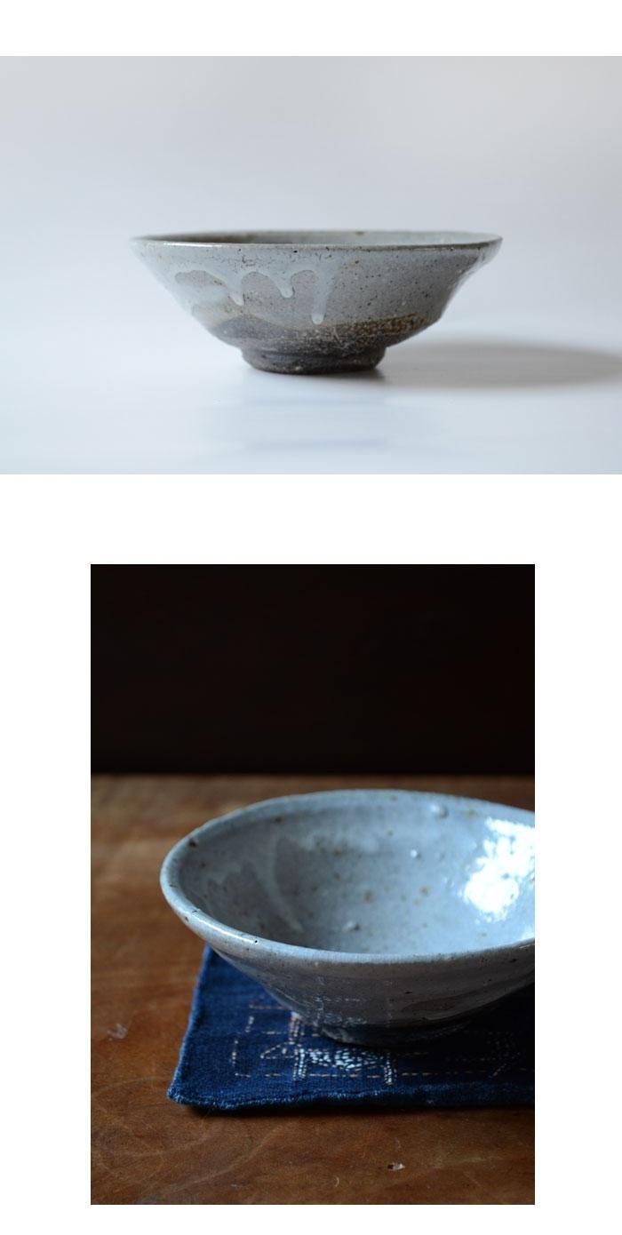 粉引平茶碗 新歓嗣作