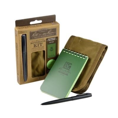 カーキ ナイロン ノートカバー ライトインザレイン Rite In the Rain