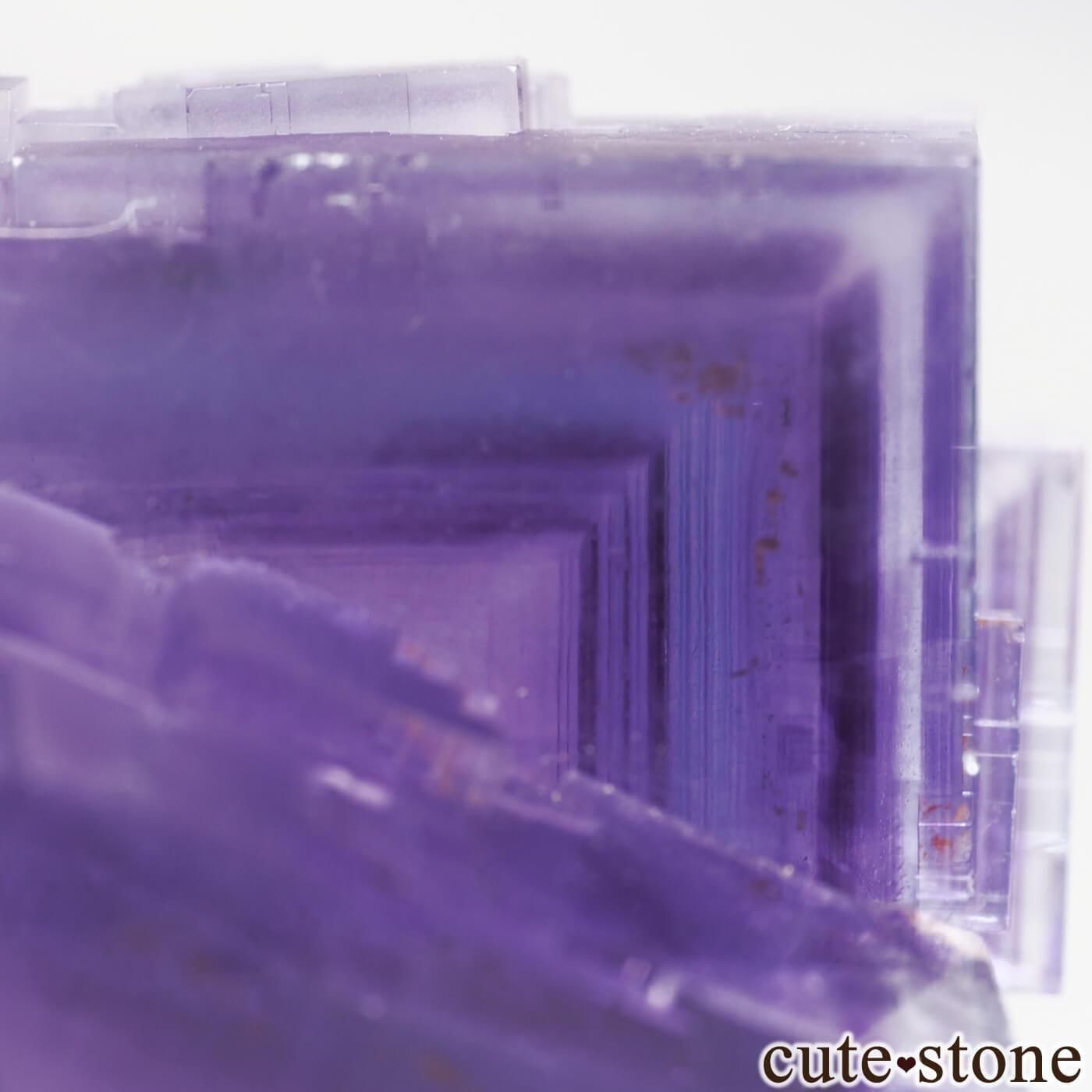 スペイン Berbes産 パープルフローライトの原石 No.29 - cute stone -