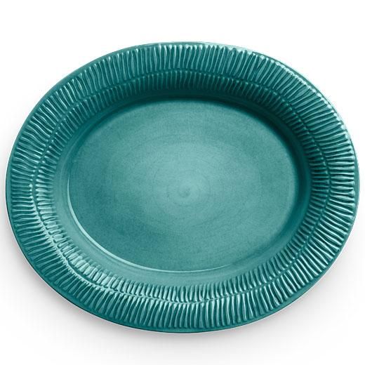 楕円形の大皿 | ストライプス オーバルプレート 35×29cm