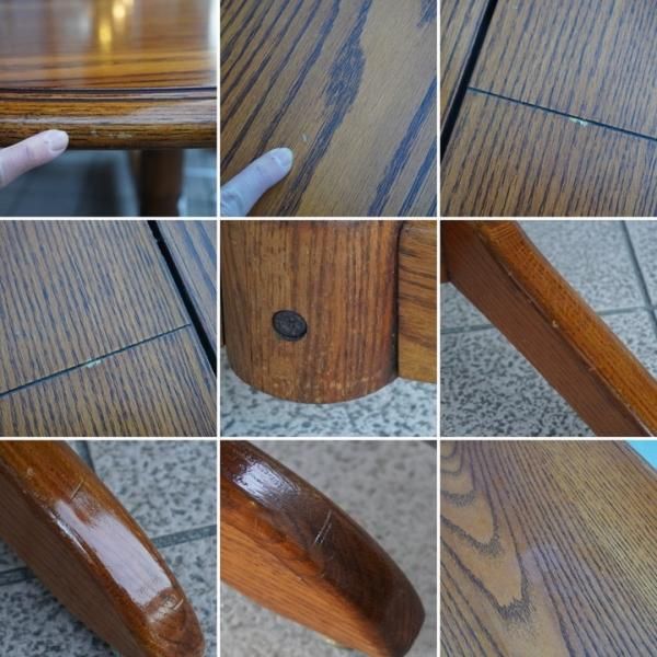 Shin Lee（シンリー）の伸長式ダイニングテーブルです。アンティーク調